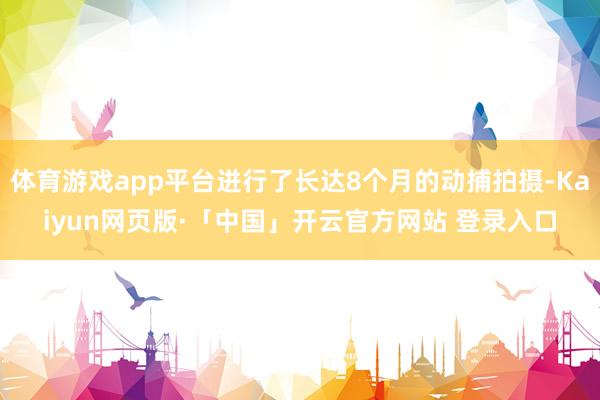 体育游戏app平台进行了长达8个月的动捕拍摄-Kaiyun网页版·「中国」开云官方网站 登录入口
