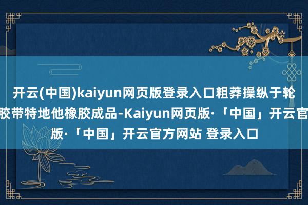 开云(中国)kaiyun网页版登录入口粗莽操纵于轮胎制造、胶管、胶带特地他橡胶成品-Kaiyun网页版·「中国」开云官方网站 登录入口